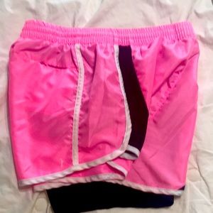 Sports pink shorts, nice and new no tags